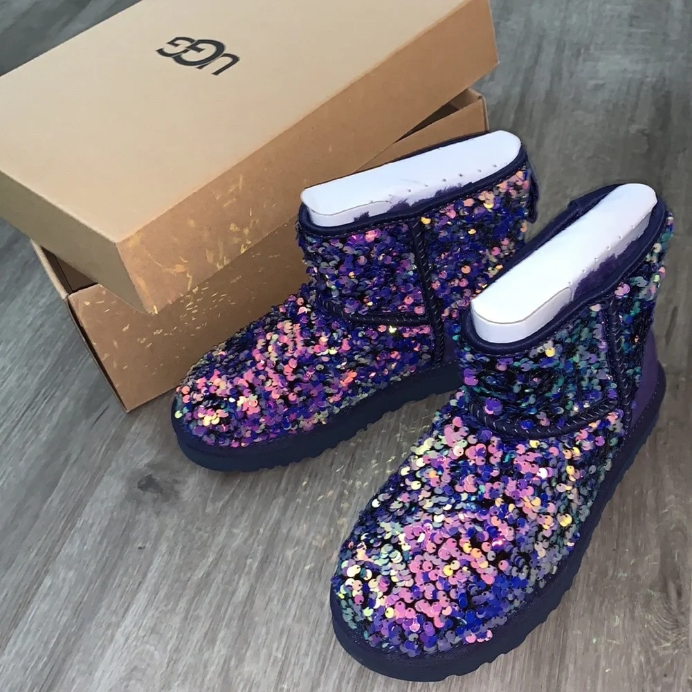 Ugg mini stellar sequin boots